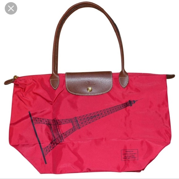 longchamp eiffel tower bag limited edition